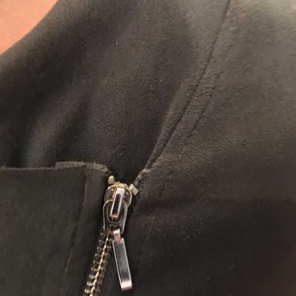 Promod Asymmetrical Zip Suede Jacket - Picture 4 of 4